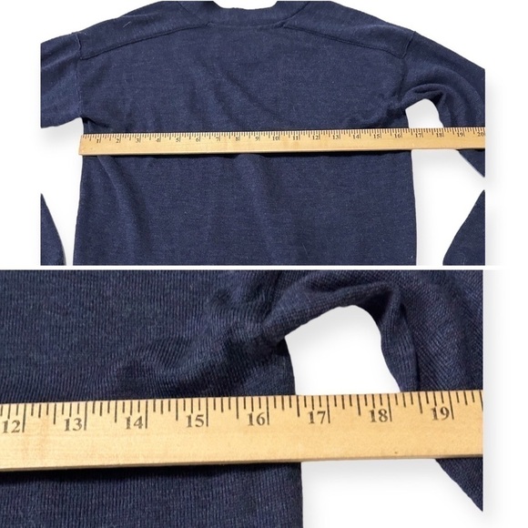 Brochu Walker Wool/Linen Layered Pullover V neck Sweater, Size XS - Picture 14 of 16